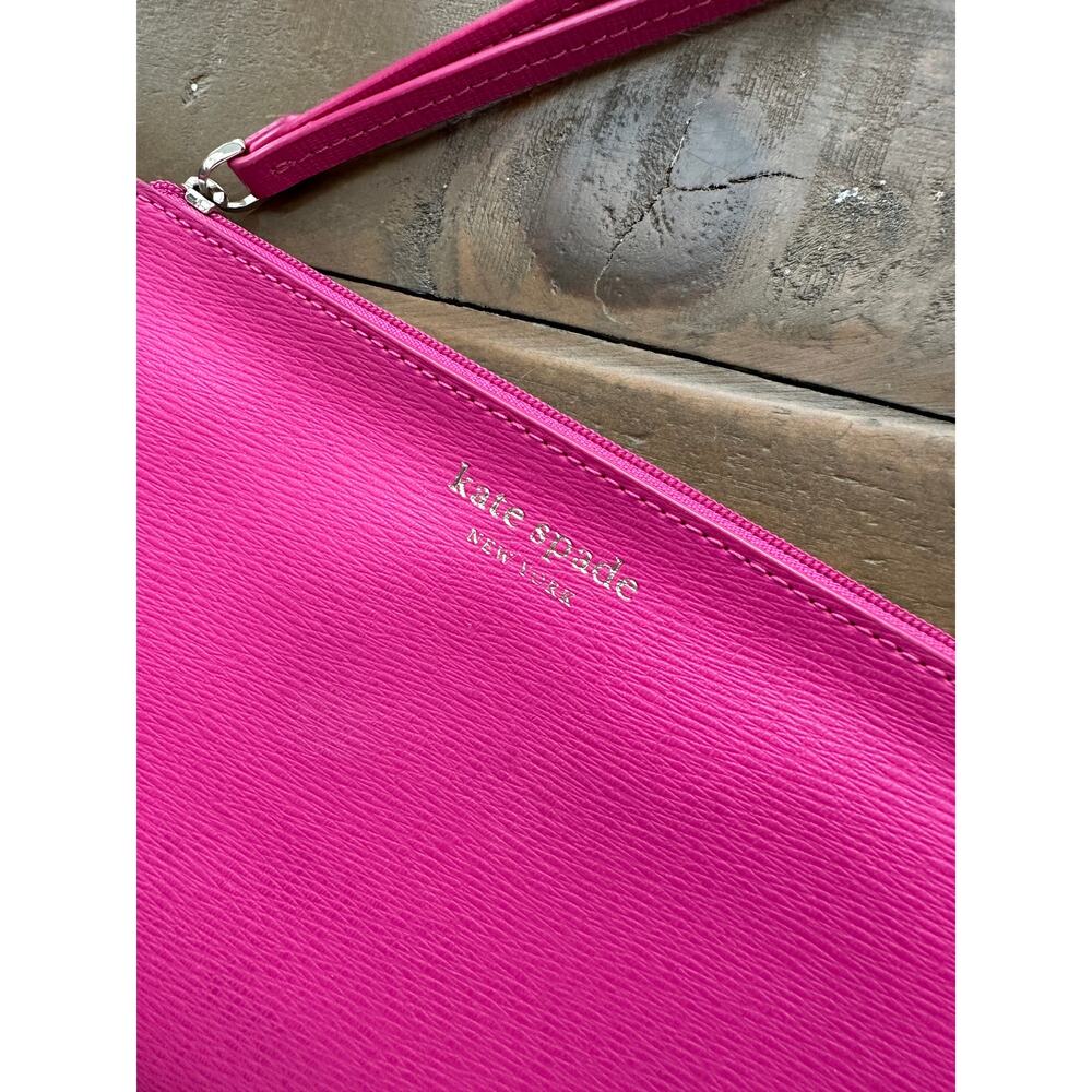 Kate Spade Keaton Wristlet Magenta Pink - Picture 2 of 5